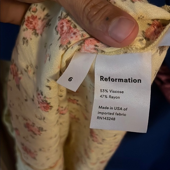 Reformation Yellow Buttoned Maxi Sundress - Picture 2 of 3